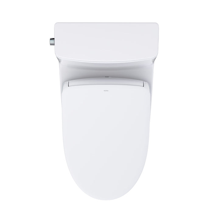TOTO MW6724726CUFGA#01 Redington 1G WASHLET+ S7 One-Piece Elongated 1.0 GPF Auto Flush Universal Height Toilet