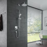 TOTO TBV02406U#BN Square Thermostatic Mixing Valve with 2-Function Shower Trim, Brushed Nickel