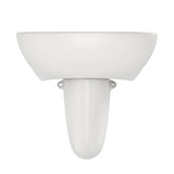 TOTO LHT241.4G#11 Supreme Oval Wall-Mount Bathroom Sink with Shroud for 4" Center Faucets, Colonial White