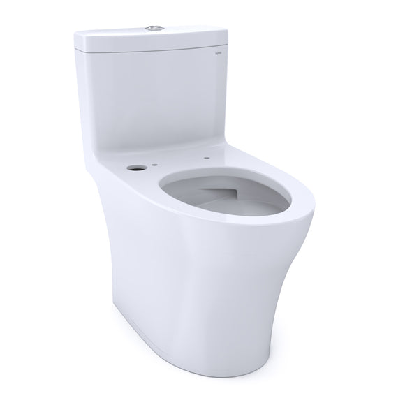 TOTO Aquia IV One-Piece Elongated Dual Flush 1.28 and 0.9 GPF WASHLET+ and Auto Flush Ready Toilet with CEFIONTECT, Cotton White - CST646CEMFGNAT40#01