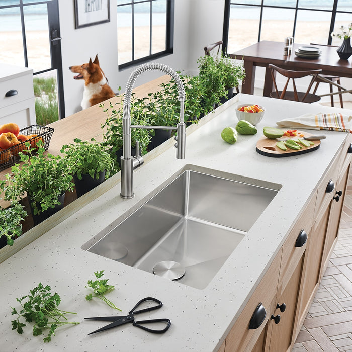 Blanco 524754 Cuvee R15 32" Single Bowl Undermount Stainless Steel Kitchen Sink