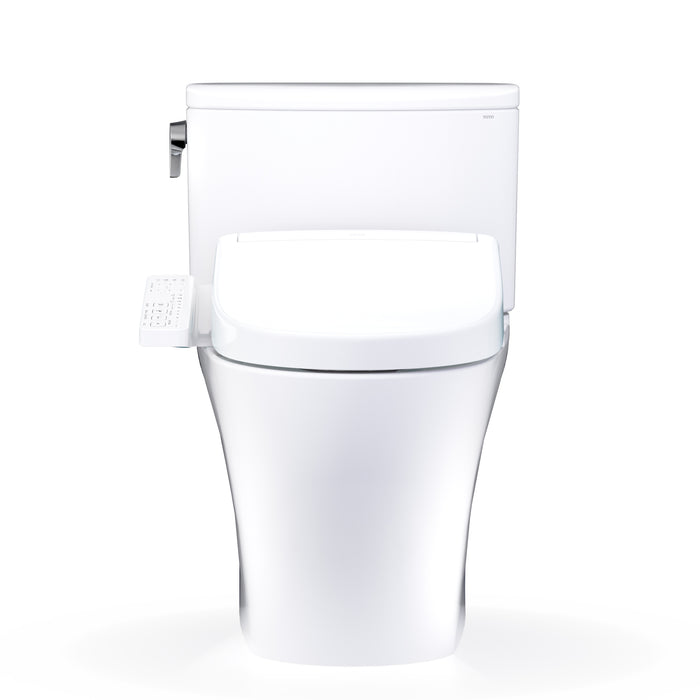 TOTO MW4423346CUFG#01 Washlet+ Nexus 1G Elongated 1.0 GPF Universal Height Toilet with S2 Bidet Seat, Cotton White