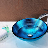 ANZZI LS-AZ8099 Taba Series Deco-Glass Vessel Sink in Lustrous Blue