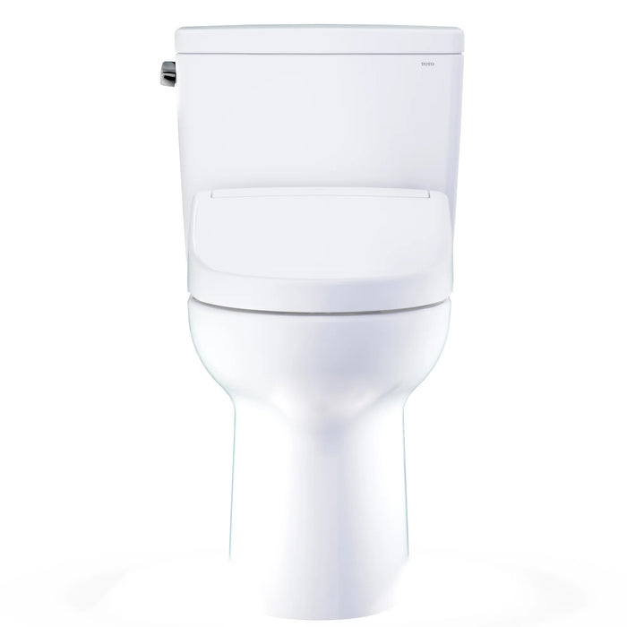 TOTO MW7763446CSG#01 Drake Washlet+ Elongated 1.6 GPF Regular Height Toilet with S5 Bidet Seat, Cotton White