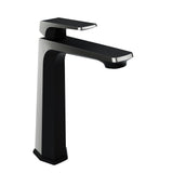 ANZZI Single Handle Single Hole Bathroom Vessel Sink Faucet With Pop-up Drain in Matte Black & Brushed Nickel