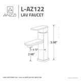 ANZZI L-AZ122ORB Naiadi Single Hole Single Handle Bathroom Faucet in Oil Rubbed Bronze