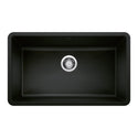Blanco 442935 Precis SILGRANIT 32" Super Single Undermount Kitchen Sink - Coal Black