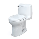 TOTO MS604124CEFG#01 UltraMax II One-Piece Elongated Universal Height Toilet with SoftClose Seat, Cotton White