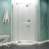 ANZZI SD-AZ056-01CH Castle Series 49" x 72" Semi-Frameless Shower Door in Polished Chrome