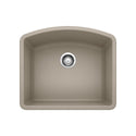 Blanco 441281 Diamond SILGRANIT 24" Single Bowl Undermount Kitchen Sink - Truffle