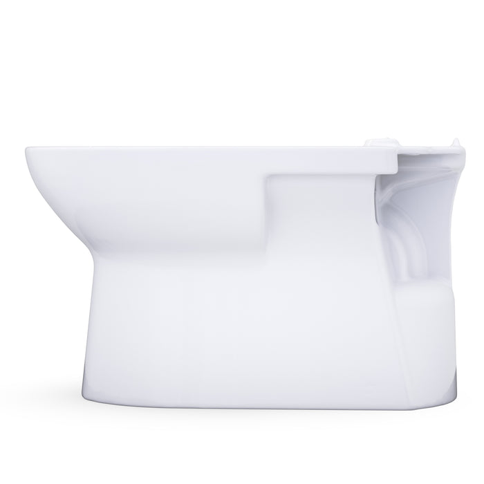 TOTO CT472CUFGT40#01 Glaston WASHLET+ Elongated Skirted Toilet Bowl, Cotton White