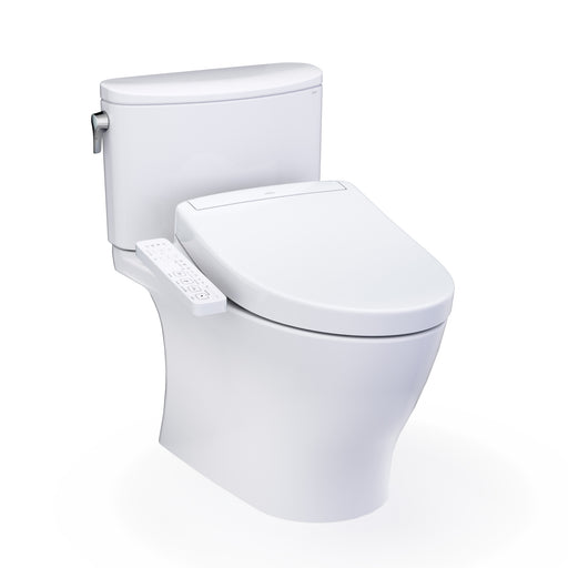 TOTO Washlet+ Nexus 1G Two-Piece Elongated 1.0 GPF Toilet with S2 Bidet Seat, Cotton White - MW4423346CUFG#01