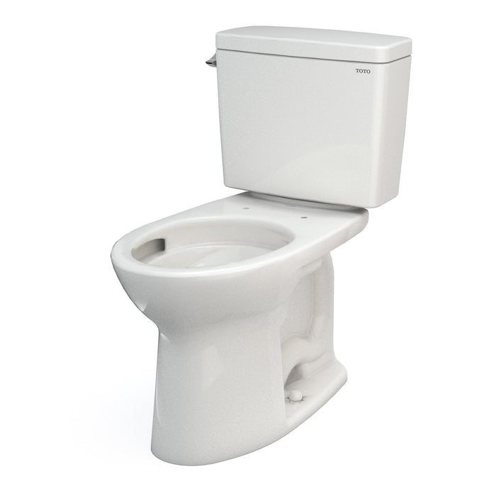 TOTO CST776CSFG#11 Drake Two-Piece Elongated 1.6 GPF Universal Height Toilet, Colonial White