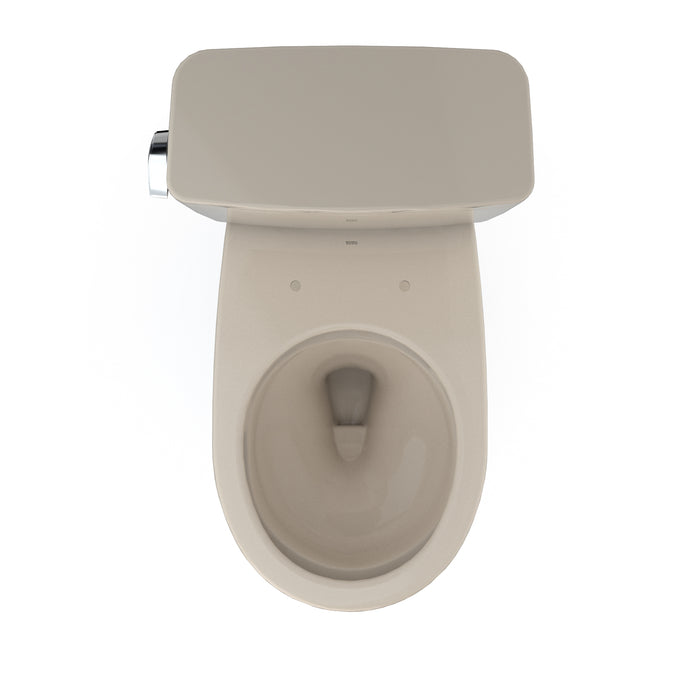 TOTO CST775CSFG#03 Drake Two-Piece Round 1.6 GPF Universal Height Toilet, Bone