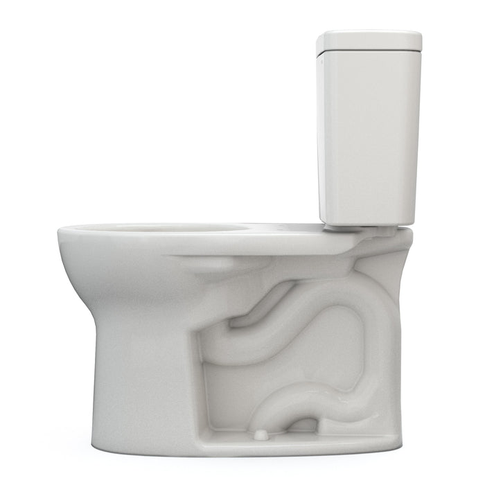 TOTO CST775CSFG#11 Drake Two-Piece Round 1.6 GPF Universal Height Toilet, Colonial White
