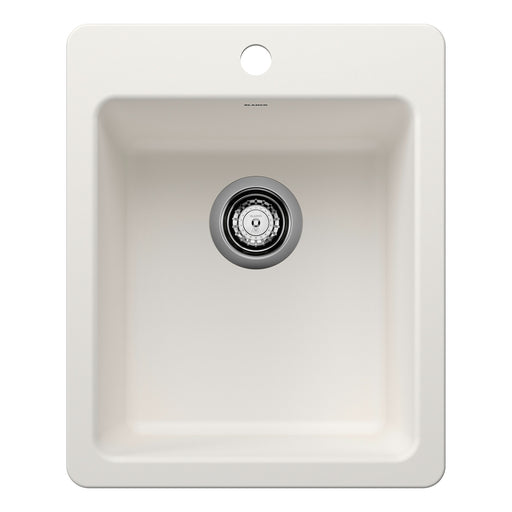 Blanco 443237 Liven SILGRANIT 17" Dual Mount Bar Sink - White