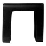 ALFI Brand ABST99BM Black Matte Solid Surface Resin Bathroom / Shower Stool