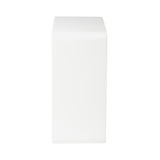 ALFI Brand ABST55 White Matte Solid Surface Resin Bathroom / Shower Stool