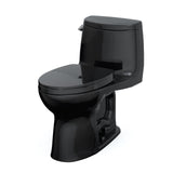 TOTO MS604124CEF#51 UltraMax II One-Piece Elongated Universal Height Toilet with SoftClose Seat, Ebony