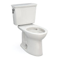 TOTO Drake Transitional Two-Piece Elongated 1.28 GPF Tornado Flush Toilet with CeFiONtect, Colonial White - CST786CEG#11