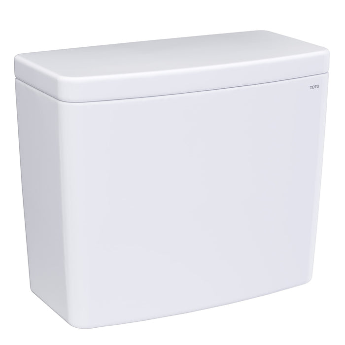 TOTO Glaston 1G 1.0 GPF Toilet Tank with Right-Hand Trip Lever, Cotton White - ST472UR#01