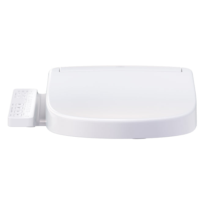 TOTO SW3345#01 Washlet S2 Electronic Bidet Toilet Seat with Water Heating, Round, Cotton White