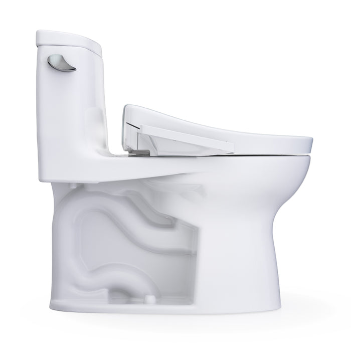 TOTO MW6043346CEFG#01 UltraMax II One-Piece Elongated Universal Height Toilet with Washlet+ S2 Bidet Seat