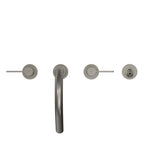 TOTO TBG11202UA#BN GF Two Lever Handle Deck-Mount Roman Tub Filler Trim with Handshower, Brushed Nickel