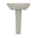 TOTO LPT242G#03 Prominence Oval Pedestal Bathroom Sink for Single Hole Faucets, Bone Finish