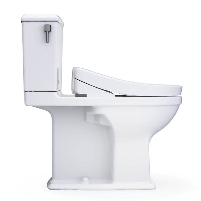 TOTO MW4943446CEMFG#01 Connelly Elongated Dual Flush Universal Height Toilet with Washlet S5 Bidet Seat