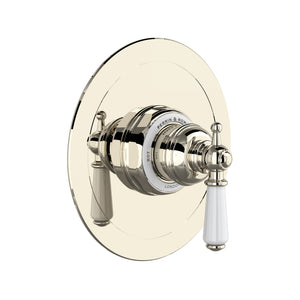 Rohl U.TEW51W1L-PN Perrin and Rowe Edwardian 1/2" Pressure Balance Shower Trim with Lever Handle