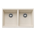 Blanco 527401 Precis SILGRANIT 29" 50/50 Double Bowl Undermount Kitchen Sink - Soft White