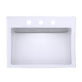 TOTO LT171.8G#01 Kiwami Renesse Design Rectangular Fireclay Bathroom Sink for 8" Faucets