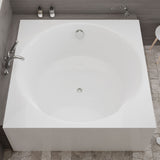 ANZZI FT-AZ599 Abyss 59" Freestanding Bathtub in White