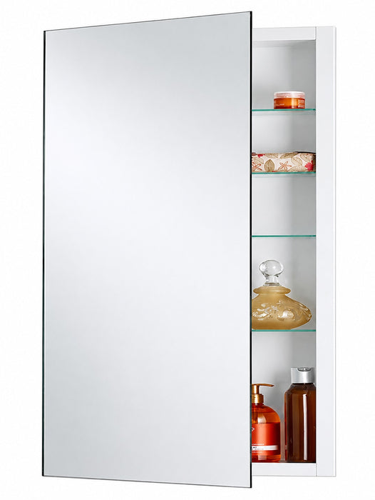 Rangaire Jensen 1035P34WHG Cove 16" x 36" Frameless Recessed Medicine Cabinet