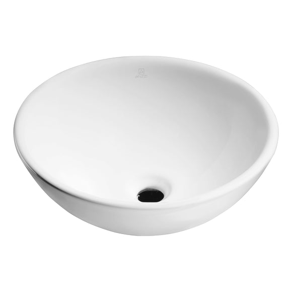 Deux Series Ceramic Vessel Sink in White