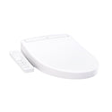 TOTO Washlet S2 Electronic Bidet Toilet Seat with Instantaneous Water Heating, Premist and eWater+ Wand Cleaning, Elongated, Cotton White - SW3346#01