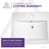 ANZZI LS-AZ116 Vitruvius Series Ceramic Vessel Sink in White