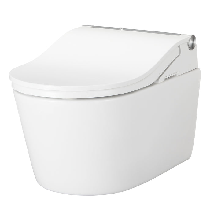 TOTO CWT4474547CMFGNA#MS WASHLET+ RP Wall-Hung D-Shape Toilet with RW Bidet Seat and In-Wall Auto Dual-Flush Tank