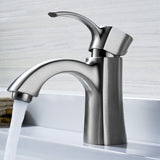 ANZZI L-AZ012BN Alto Series Single Hole Single-Handle Mid-Arc Bathroom Faucet in Brushed Nickel