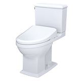 TOTO MW4944724CEMFGA#01 WASHLET+ Connelly Two-Piece Dual Flush Toilet and WASHLET S7 Bidet Seat with Auto Flush