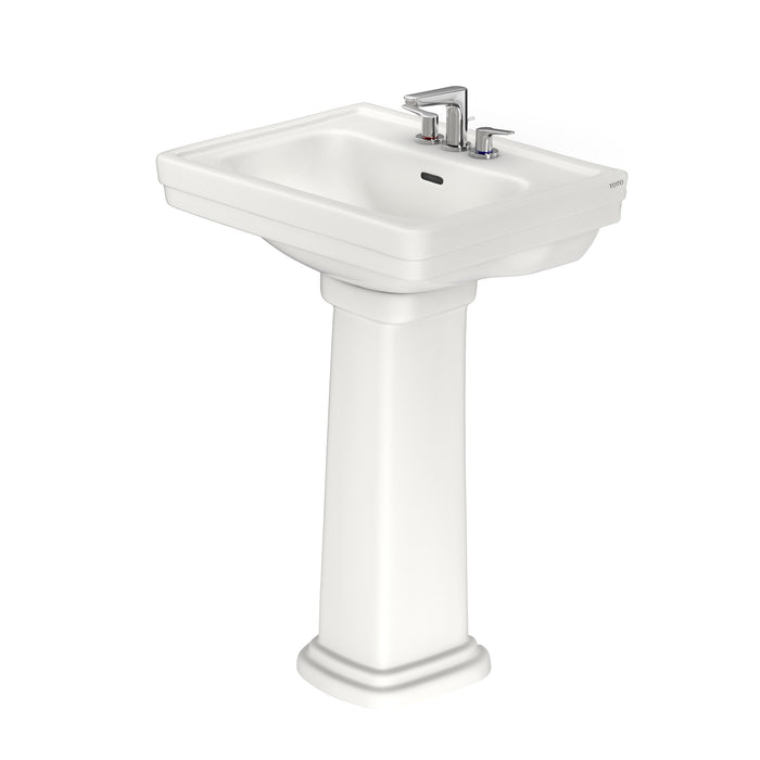 TOTO LPT532.4N#11 Promenade 24" x 19-1/4" Rectangular Pedestal Bathroom Sink, Colonial White