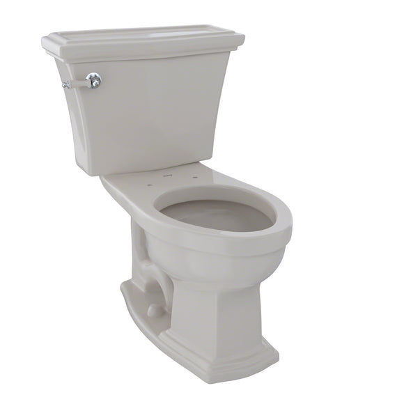 TOTO Eco Clayton Two-Piece Elongated 1.28 GPF Universal Height Toilet, Sedona Beige - CST784EF#12