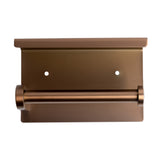 ALFI Brand ABTPP66-BC Brushed Copper PVD Stainless Steel Toilet Paper Holder with Shelf