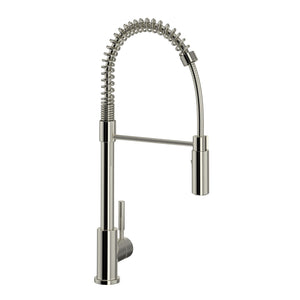 House of Rohl R7521PN Lux Side Handle Stainless Steel Pro Pulldown Kitchen Faucet