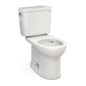 TOTO Drake Two-Piece Round 1.28 GPF Universal Height Tornado Flush Toilet with CeFiONtect, Colonial White - CST775CEFG#11