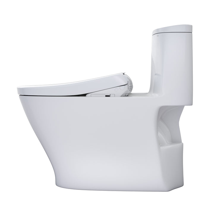 TOTO MW6424736CUFG#01 WASHLET+ Nexus 1G One-Piece Toilet with S7A Bidet Seat, Cotton White