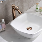 ANZZI LS-AZ119 Deux Series Ceramic Vessel Sink in White