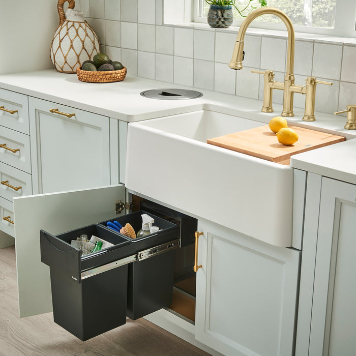 Blanco 401899 Ikon SILGRANIT 33" Single Bowl Apron-Front Farmhouse Sink - White