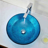 ANZZI LS-AZ047 Accent Series Deco-Glass Vessel Sink in Blue Ice